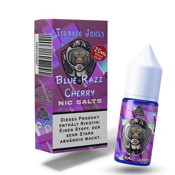 Tornado Juices Blue Razz Cherry Nikotinsalz Liquid