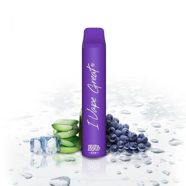 IVG Bar Plus Aloe Grape Ice Einweg E-Zigarette