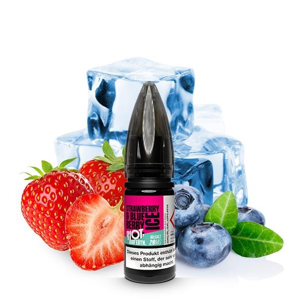 Riot Squad Bar Edition Strawberry Blueberry Ice Nikotinsalz Liquid
