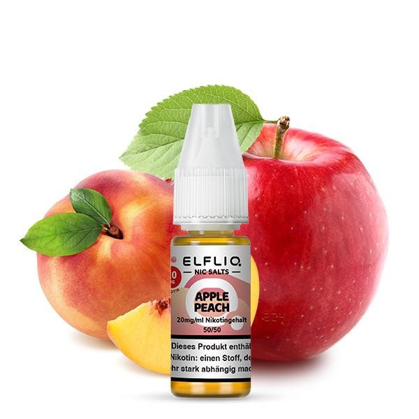 Elfbar Elfliq Apple Peach Nikotinsalz Liquid