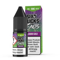 Six Licks Nikotinsalz Liquid Gold