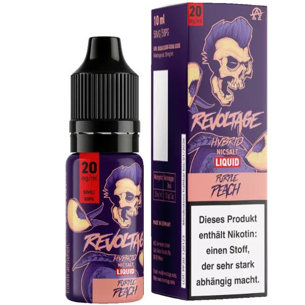 Revoltage Purple Peach Nikotinsalz Liquid