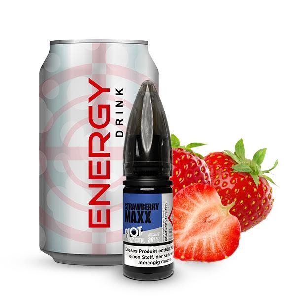 Riot Squad Bar Edition Strawberry Energy Nikotinsalz Liquid