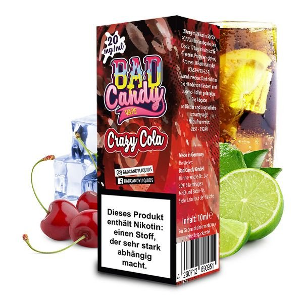 Bad Candy Crazy Cola Nikotinsalz Liquid